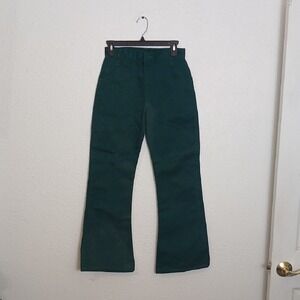 $MAKE OFFER$ Vintage Ely Chic Dark Green Flared Trousers